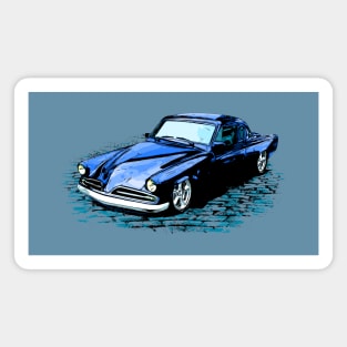 Blue 53 Studebaker Commander Magnet